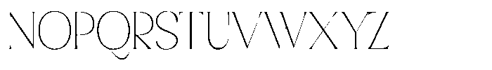 Sharink Thin Condensed Font UPPERCASE