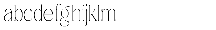 Sharink Thin Condensed FONT