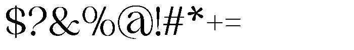 Sharink Variable Regular Font OTHER CHARS