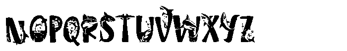 Sharkink Font UPPERCASE