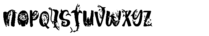 Sharkink Font LOWERCASE