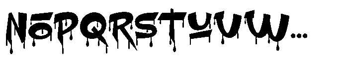 Sharp Drop One Font UPPERCASE
