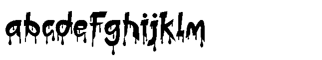 Sharp Drop One FONT