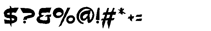 Sharp Drop Two Font OTHER CHARS