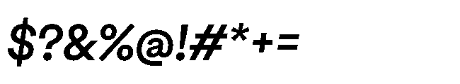 Sharp Earth Thai Bold Italic Font OTHER CHARS