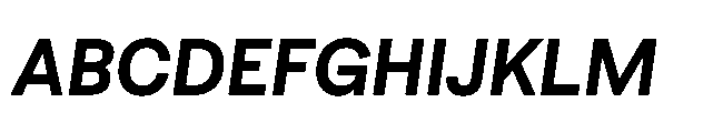 Sharp Earth Thai Extrabold Italic Font UPPERCASE