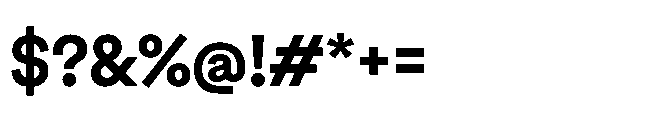 Sharp Earth Thai Extrabold Font OTHER CHARS