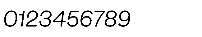 Sharp Earth Thai Italic Font OTHER CHARS