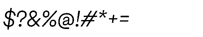 Sharp Earth Thai Italic Font OTHER CHARS