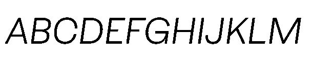 Sharp Earth Thai Italic Font UPPERCASE