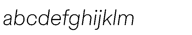 Sharp Earth Thai Light Italic FONT