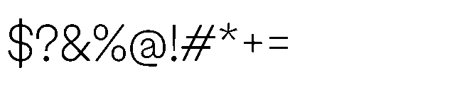 Sharp Earth Thai Light Font OTHER CHARS