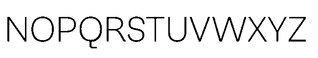 Sharp Earth Thai Light Font UPPERCASE