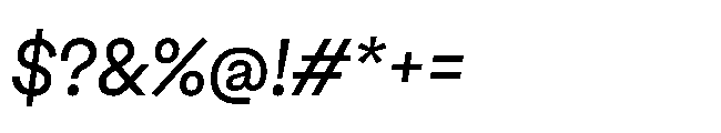 Sharp Earth Thai Medium Italic Font OTHER CHARS