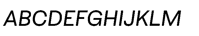 Sharp Earth Thai Medium Italic Font UPPERCASE