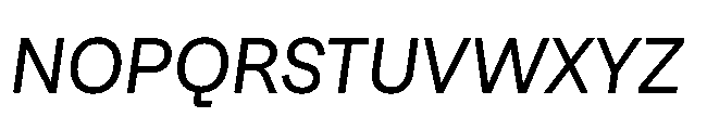 Sharp Earth Thai Medium Italic Font UPPERCASE