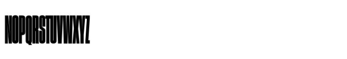 Sharp Grotesk Latin Black 07 Font UPPERCASE