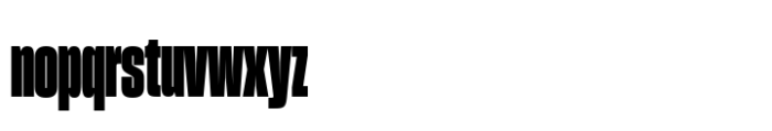 Sharp Grotesk Latin Black 11 Font LOWERCASE