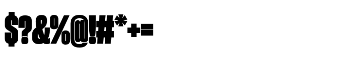 Sharp Grotesk Latin Black 13 Font OTHER CHARS