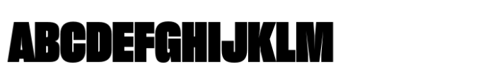 Sharp Grotesk Latin Black 16 Font UPPERCASE