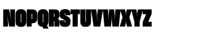 Sharp Grotesk Latin Black 16 Font UPPERCASE