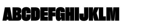 Sharp Grotesk Latin Black 17 Font UPPERCASE
