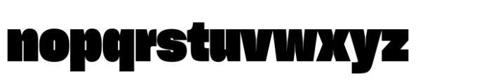 Sharp Grotesk Latin Black 19 Font LOWERCASE