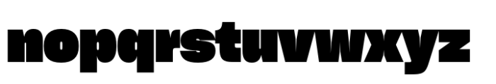 Sharp Grotesk Latin Black 21 Font LOWERCASE