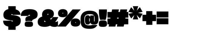 Sharp Grotesk Latin Black 22 Font OTHER CHARS