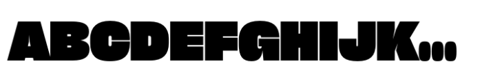 Sharp Grotesk Latin Black 22 Font UPPERCASE