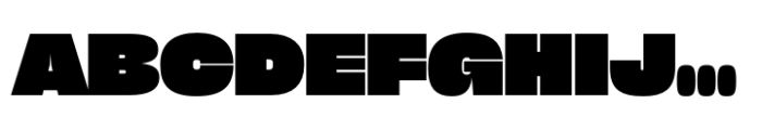 Sharp Grotesk Latin Black 24 Font UPPERCASE