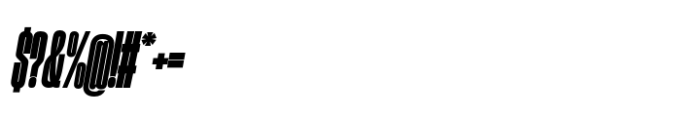 Sharp Grotesk Latin Black Italic 08 Font OTHER CHARS