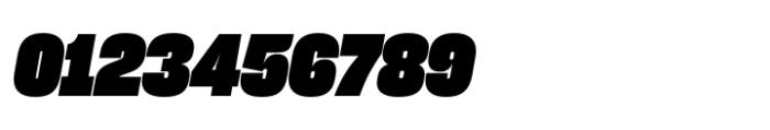 Sharp Grotesk Latin Black Italic 18 Font OTHER CHARS