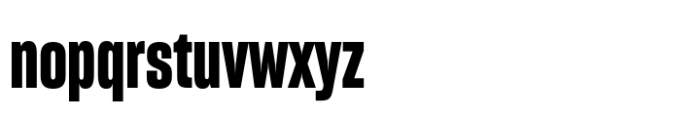 Sharp Grotesk Latin Bold 13 Font LOWERCASE