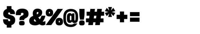 Sharp Grotesk Latin Bold 19 Font OTHER CHARS