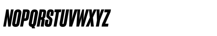 Sharp Grotesk Latin Bold Italic 12 Font UPPERCASE