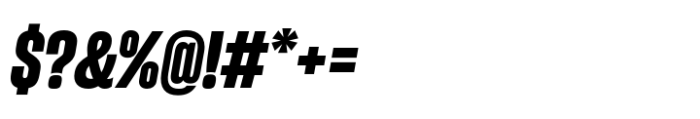 Sharp Grotesk Latin Bold Italic 14 Font OTHER CHARS