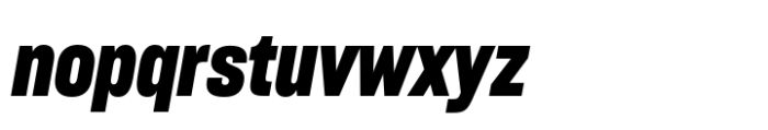 Sharp Grotesk Latin Bold Italic 16 Font LOWERCASE