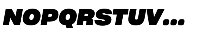 Sharp Grotesk Latin Bold Italic 23 Font UPPERCASE