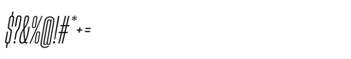 Sharp Grotesk Latin Book Italic 07 Font OTHER CHARS