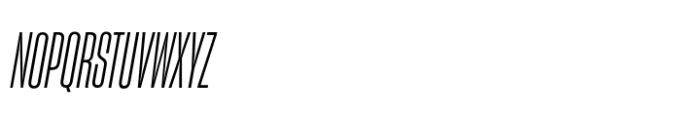 Sharp Grotesk Latin Book Italic 08 Font UPPERCASE