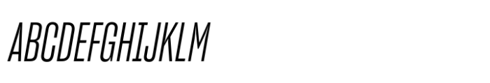Sharp Grotesk Latin Book Italic 11 Font UPPERCASE