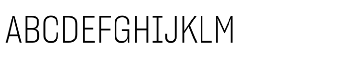 Sharp Grotesk Latin Light 15 Font UPPERCASE