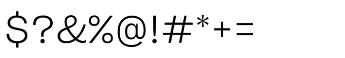 Sharp Grotesk Latin Light 20 Font OTHER CHARS