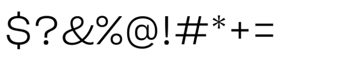 Sharp Grotesk Latin Light 21 Font OTHER CHARS