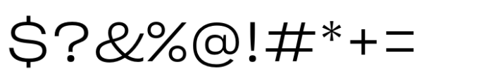 Sharp Grotesk Latin Light 23 Font OTHER CHARS