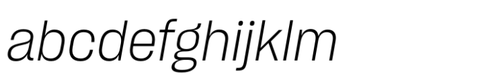 Sharp Grotesk Latin Light Italic 17 FONT