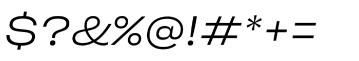 Sharp Grotesk Latin Light Italic 24 Font OTHER CHARS