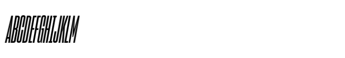 Sharp Grotesk Latin Semi Bold Italic 06 Font UPPERCASE