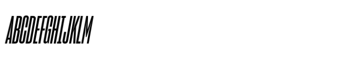 Sharp Grotesk Latin Semi Bold Italic 07 Font UPPERCASE